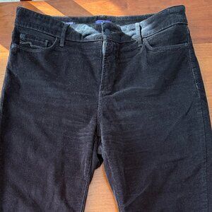 NYDJ | Chocolate Brown Marilyn Straight Corduroy Pants, Size 14